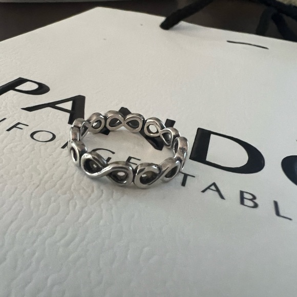 PANDORA “Infinity Band” Ring S925 - Picture 2 of 9